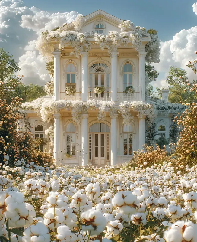 Realistic Flower Houses