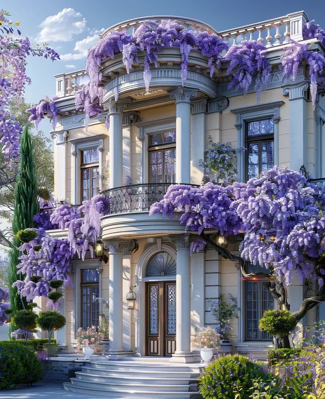Realistic Flower Houses