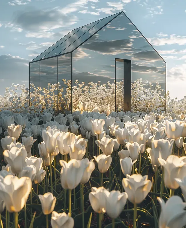 Realistic Flower Houses