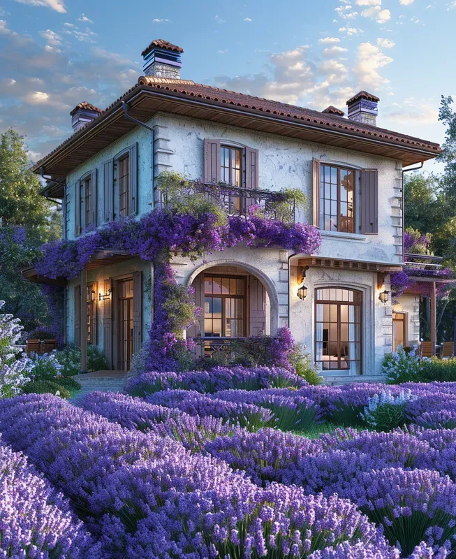 Realistic Flower Houses