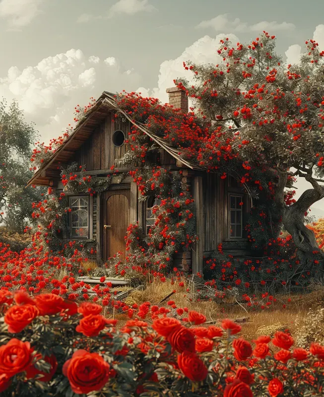 Realistic Flower Houses