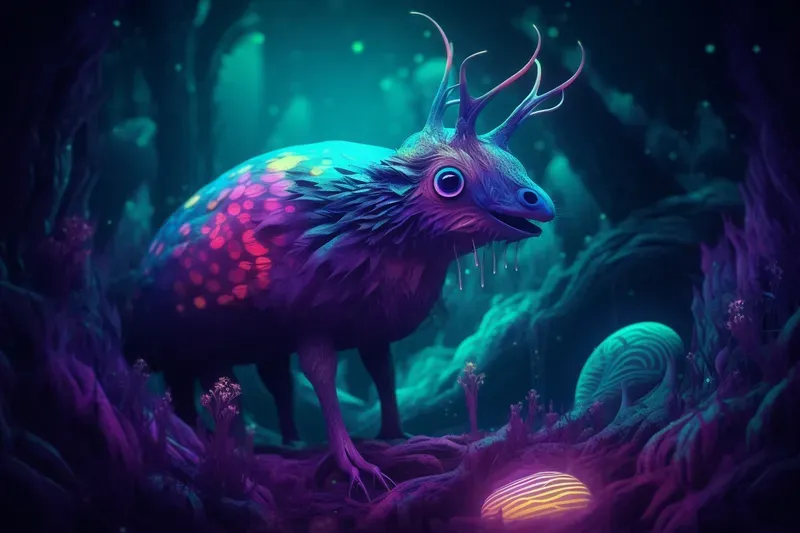 Neon Animals Dreamscape
