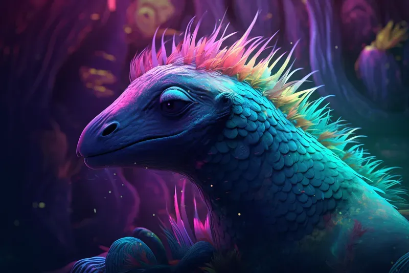 Neon Animals Dreamscape