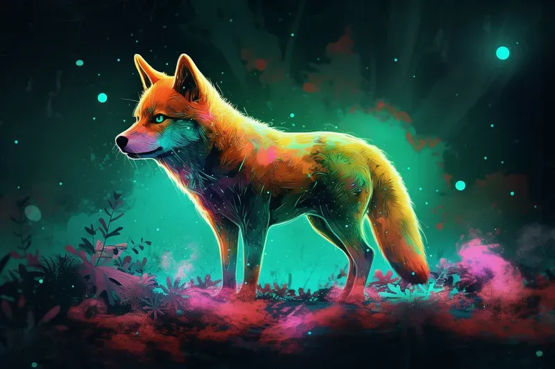 Neon Animals Dreamscape