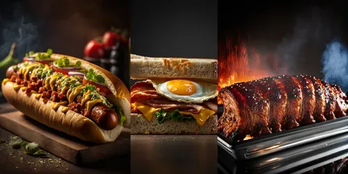 Food Product Photographs generated by midjourney
