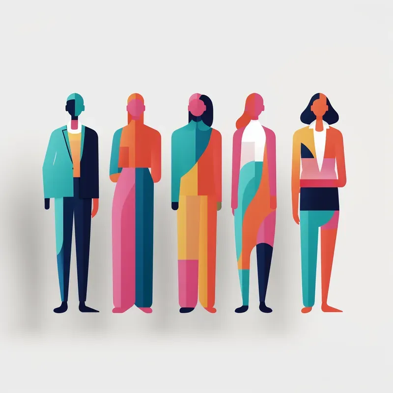 Big Tech Corporate Art Style