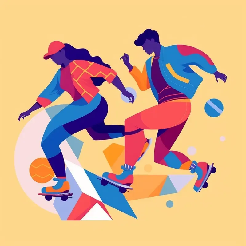 Big Tech Corporate Art Style