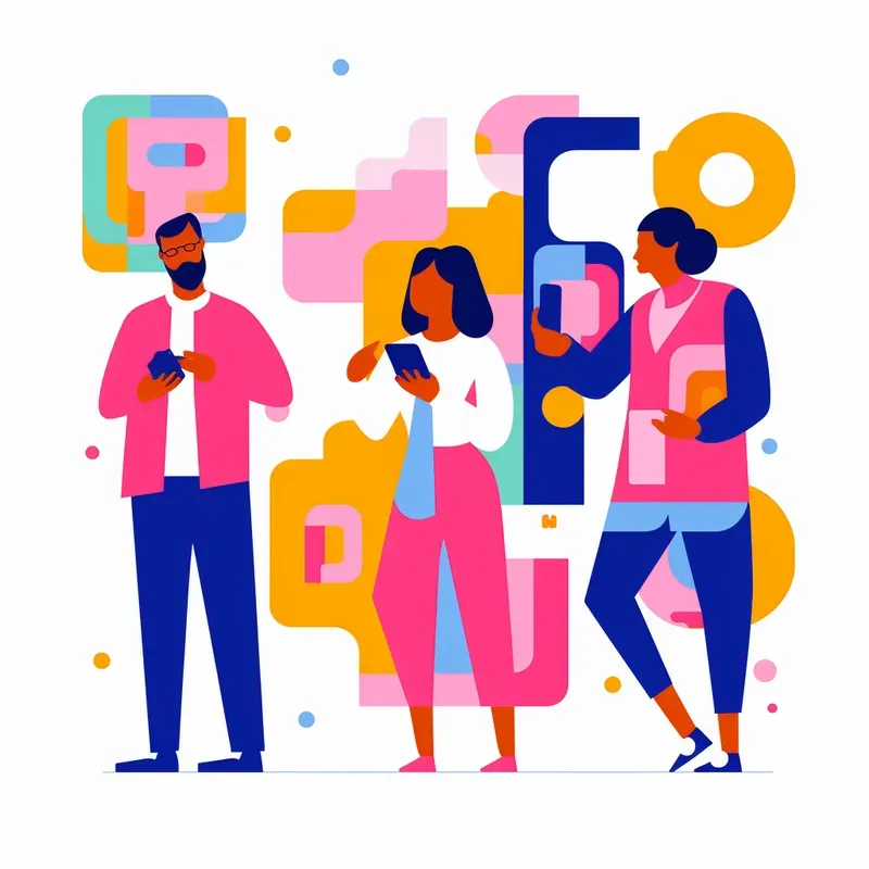 Big Tech Corporate Art Style