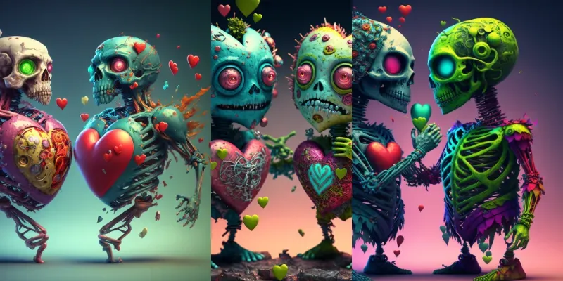 Happy Creepy Valentines Days generated by undefined