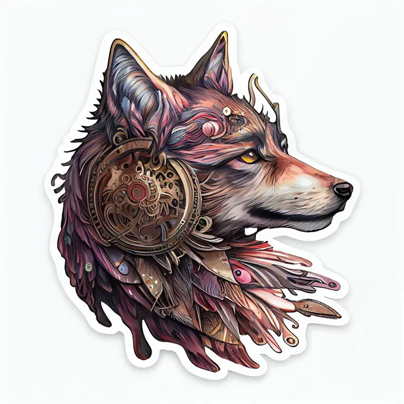 Steampunk Character Stickers