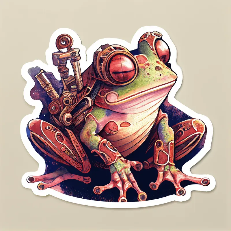 Steampunk Character Stickers