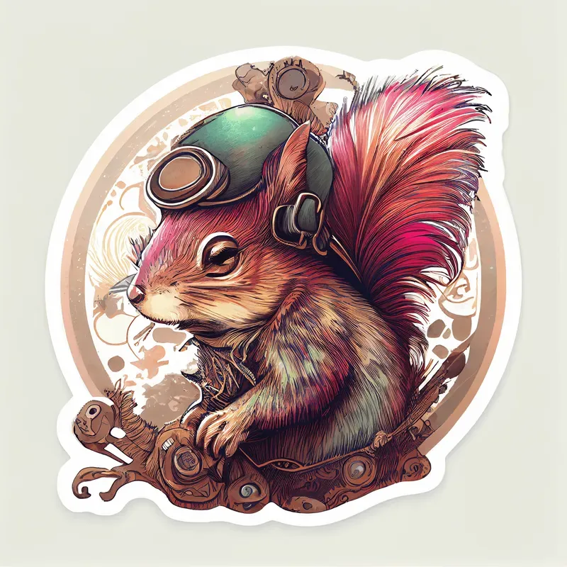 Steampunk Character Stickers