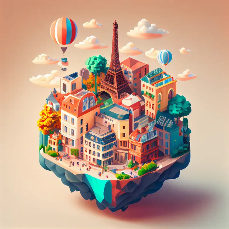 Tiny Floating Islands As Game Assets