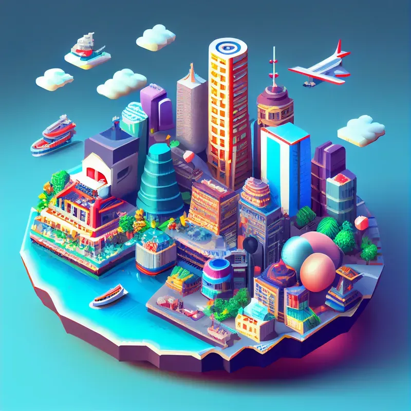Tiny Floating Islands As Game Assets