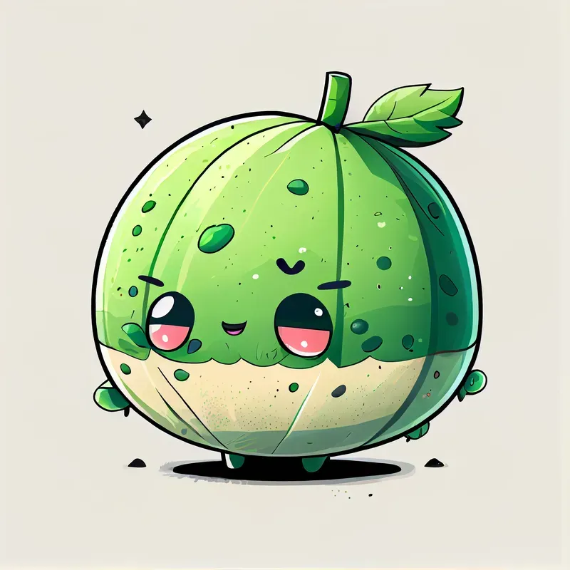 Cute Fruit Character Illustrations