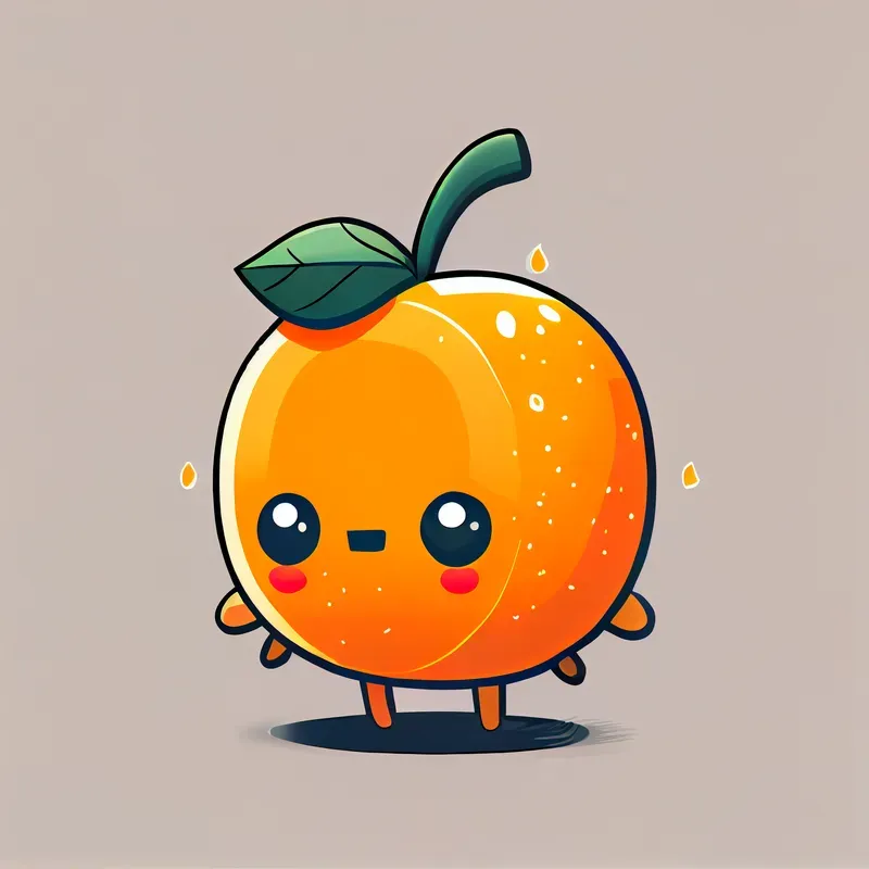 Cute Fruit Character Illustrations