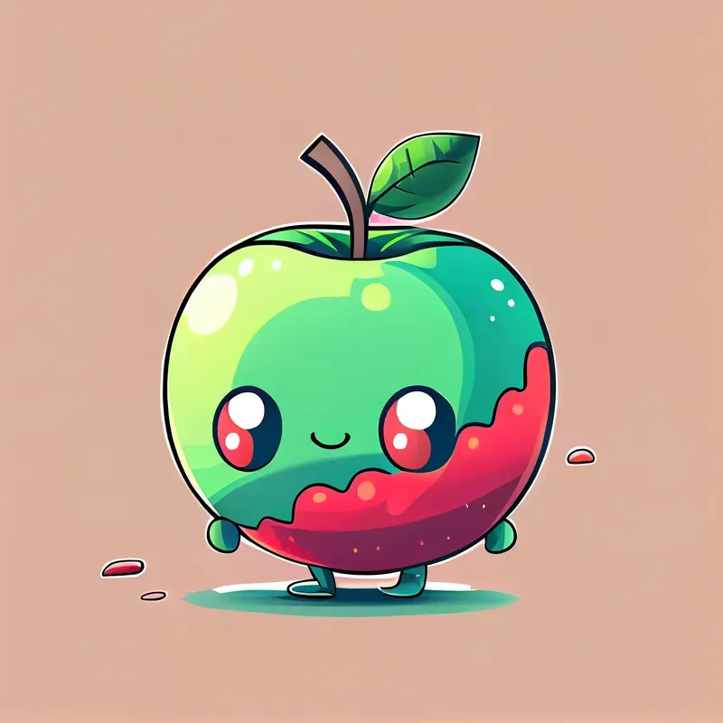 Cute Fruit Character Illustrations