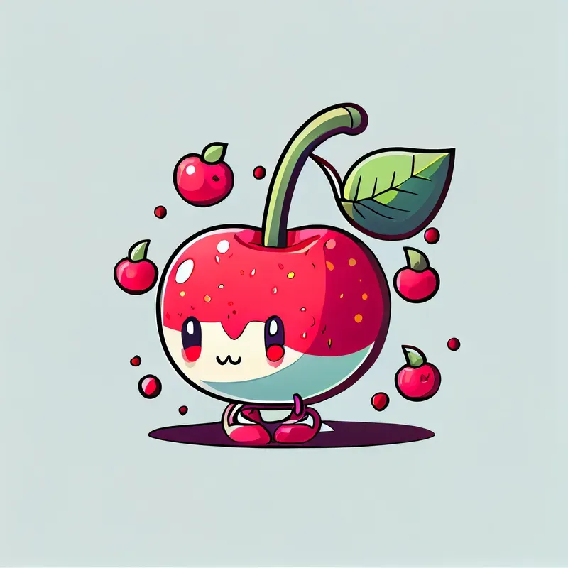 Cute Fruit Character Illustrations