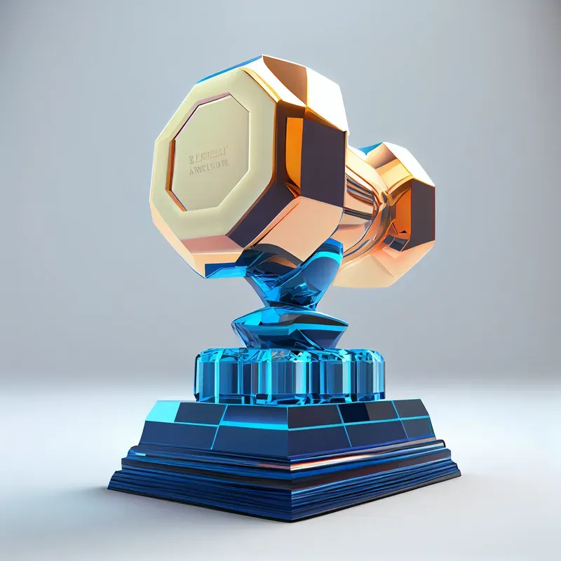 Futuristic Modern Award Trophies