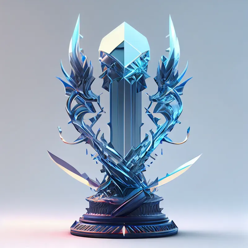 Futuristic Modern Award Trophies