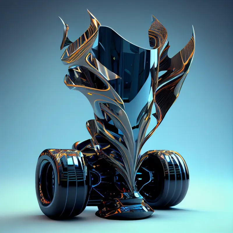 Futuristic Modern Award Trophies