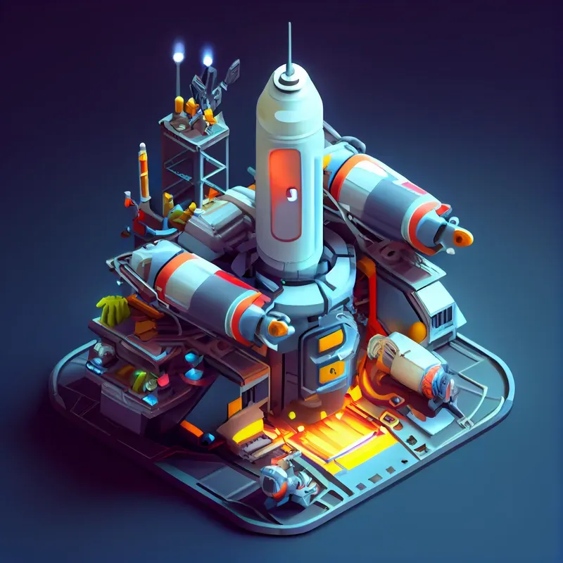 Future Isometric 3D Game Assets