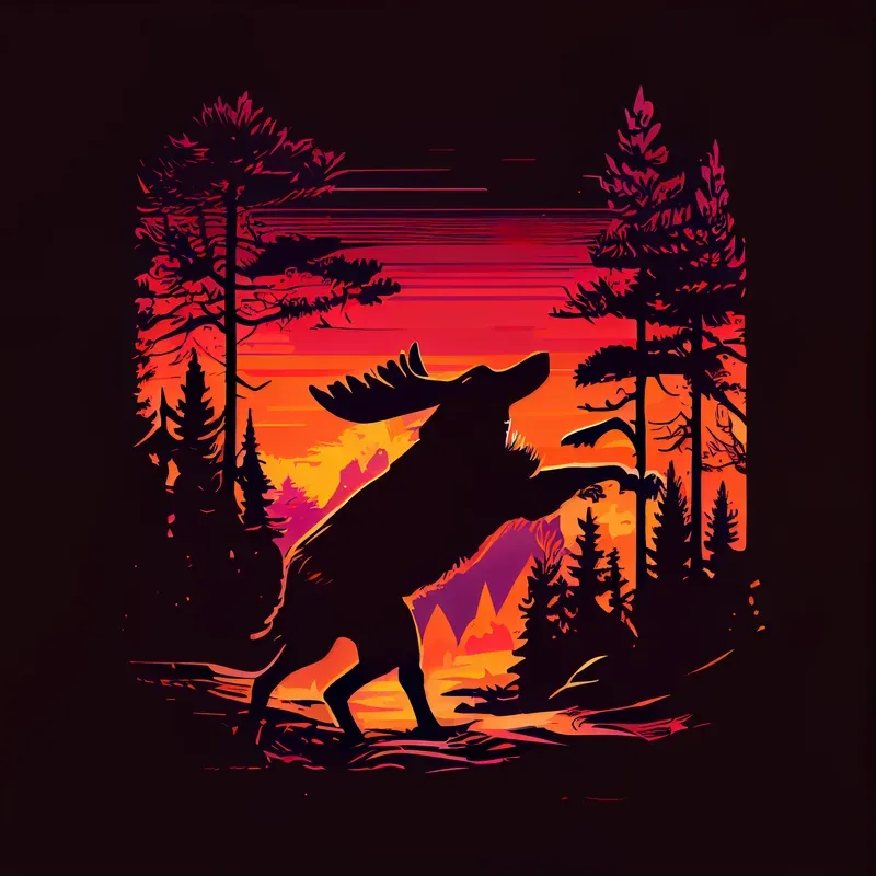Kung Fu Animals T-shirt Vectors
