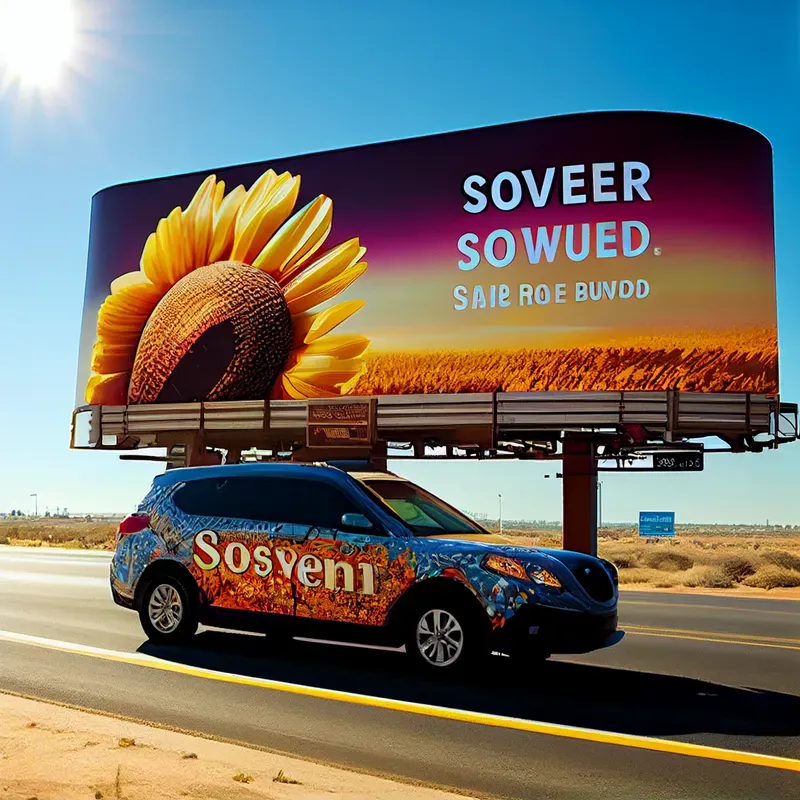 Billboards Advertising At Highways