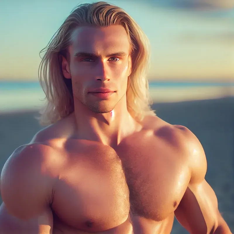 Realistic Portraits At Beaches