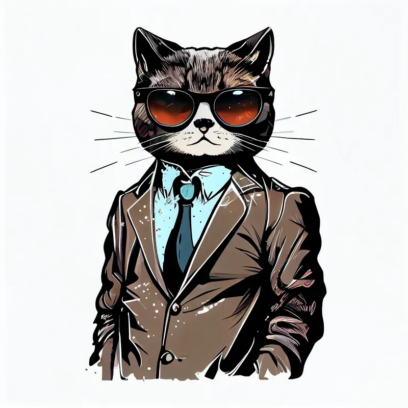 Cool Animals T-shirt Vectors