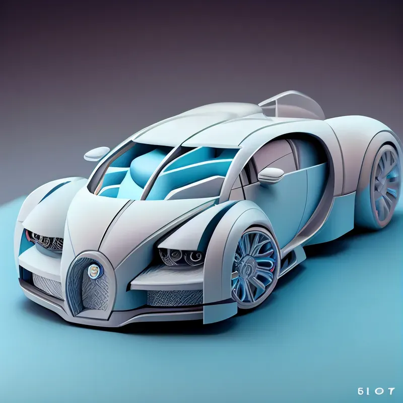 Isometric Supercars 3D Game Assets