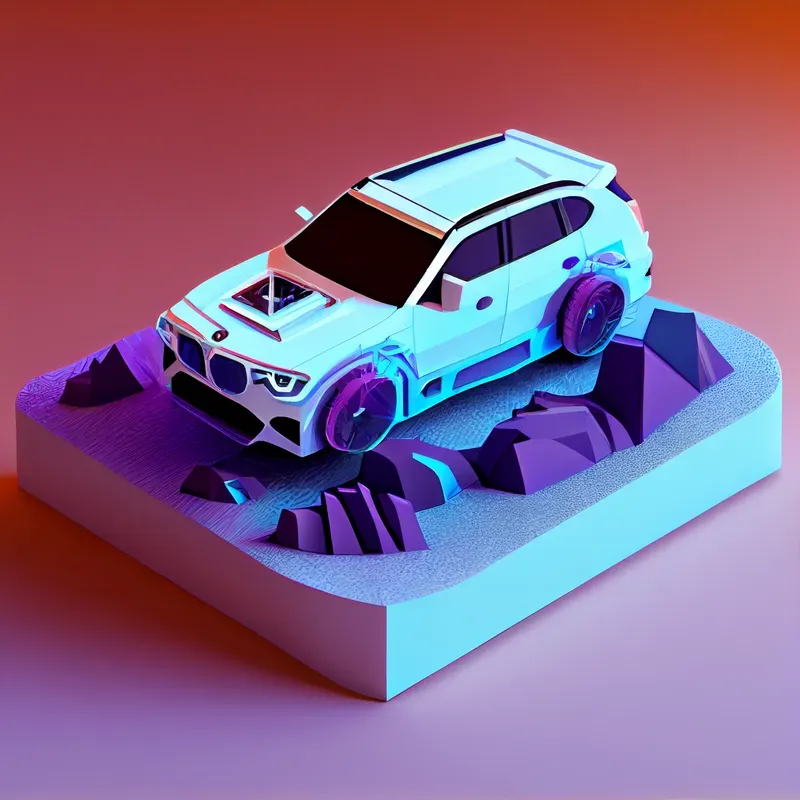 Isometric Supercars 3D Game Assets