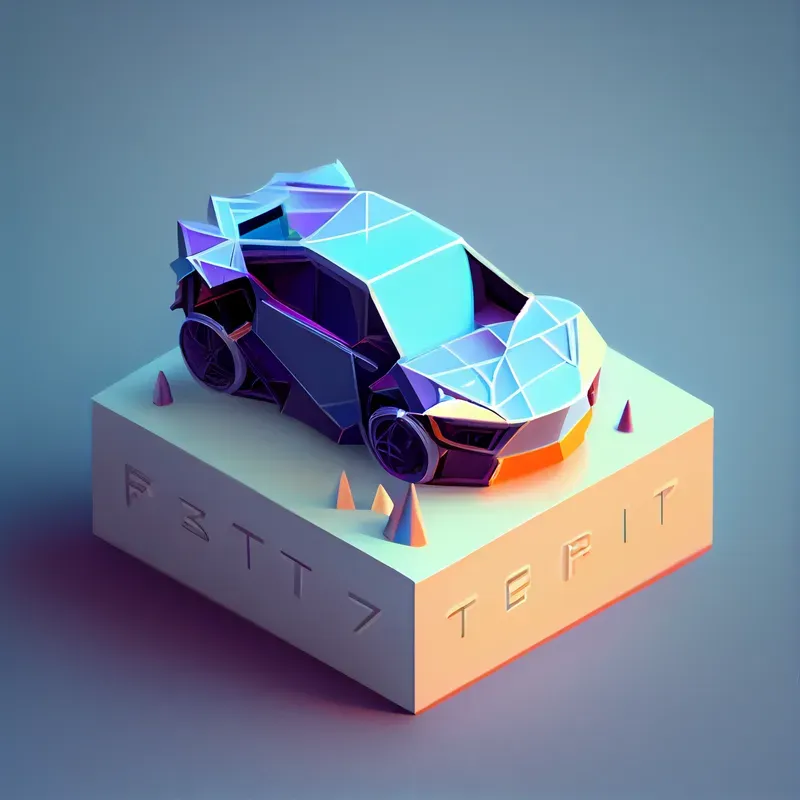 Isometric Supercars 3D Game Assets