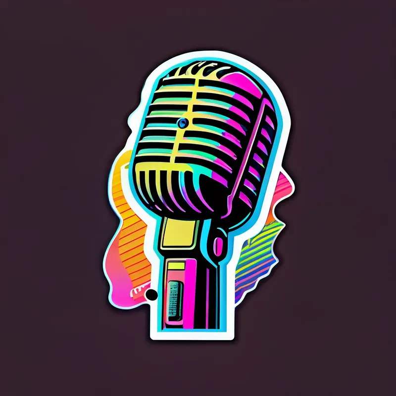 Synthwave Neon Stickers