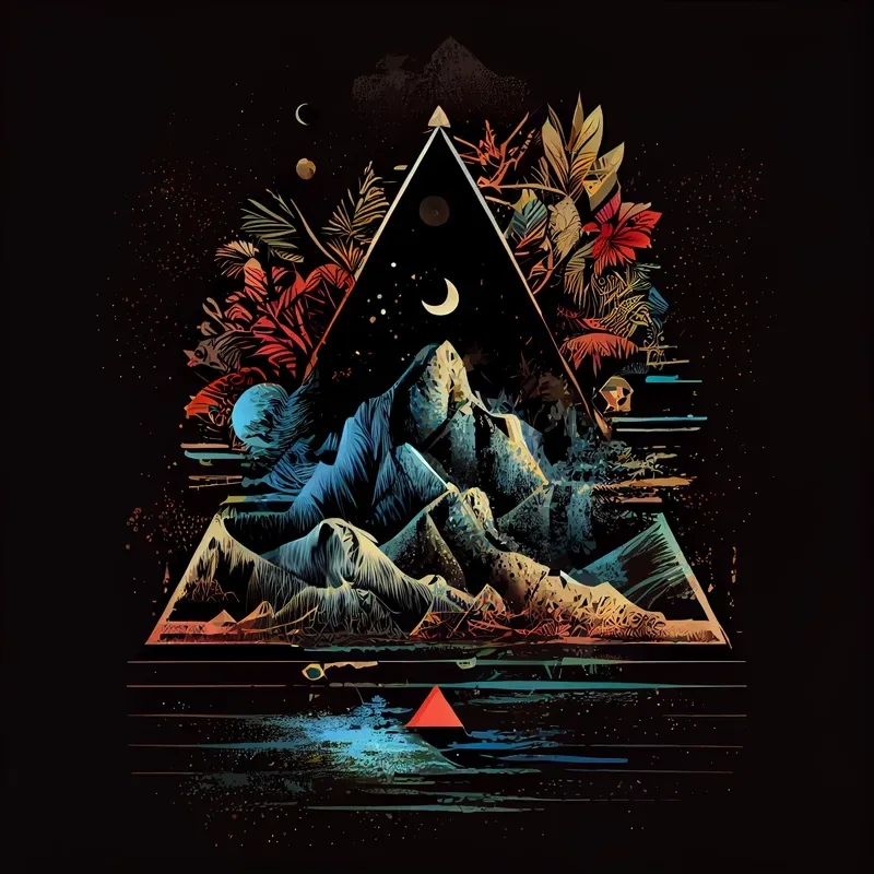 Futuristic Neon T-shirt Designs