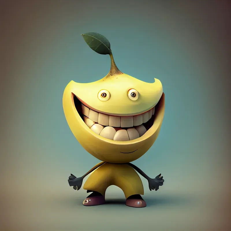 Crazy Fruit Character Illustrations