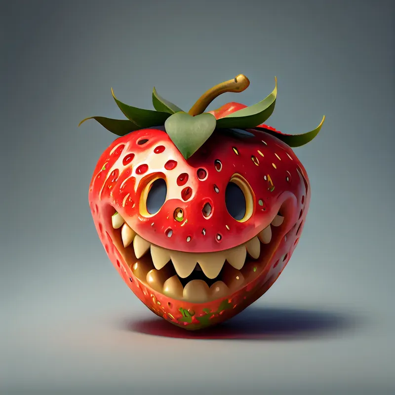 Crazy Fruit Character Illustrations