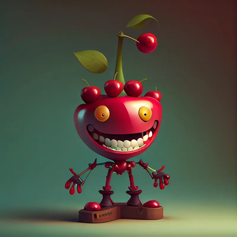 Crazy Fruit Character Illustrations