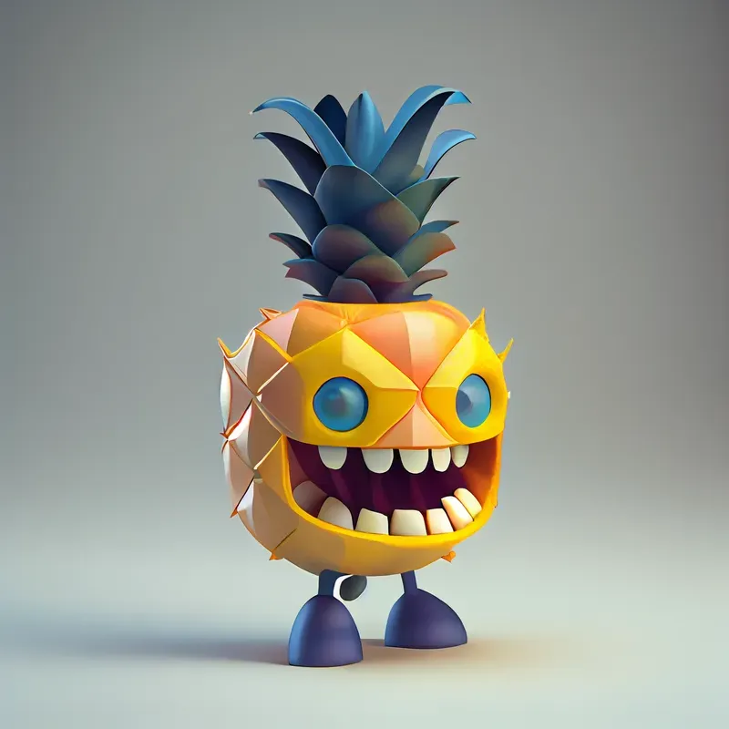 Crazy Fruit Character Illustrations