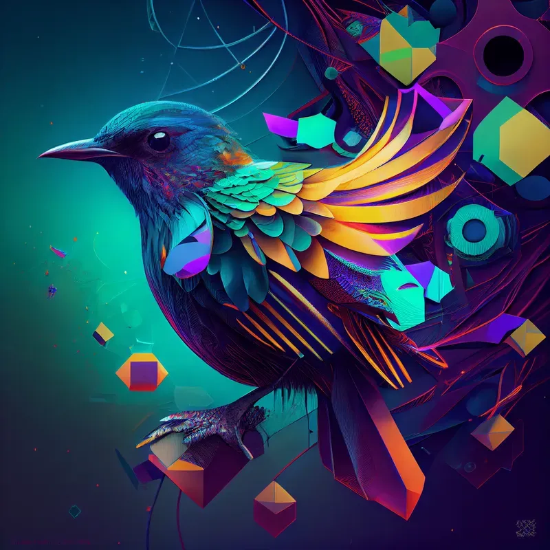 Future Intricate Hexagon Art Prints