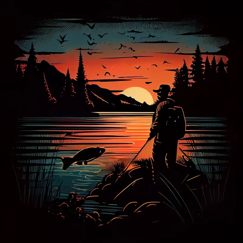 Retro Sunset T-shirt Designs