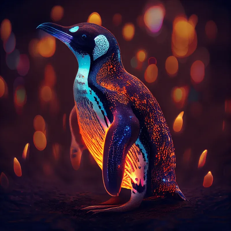 Illuminated Animal Posters