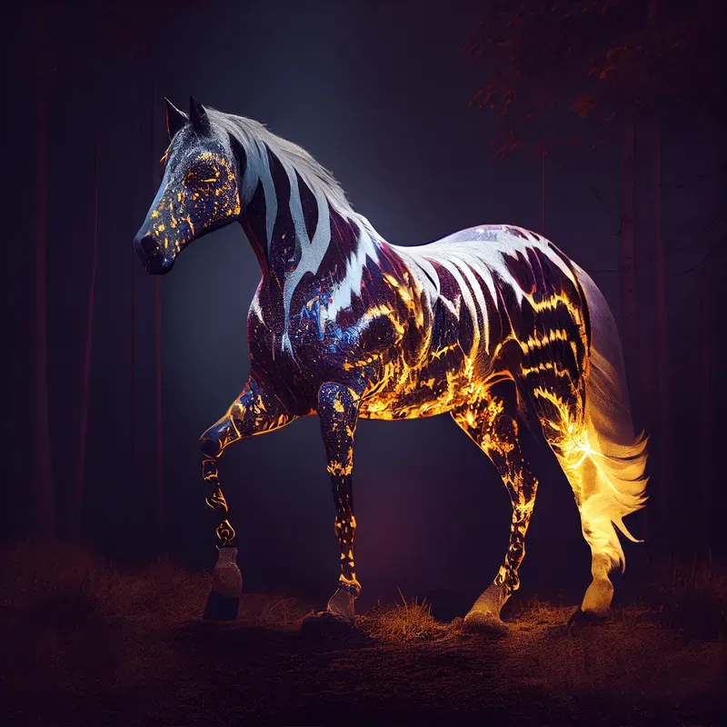 Illuminated Animal Posters