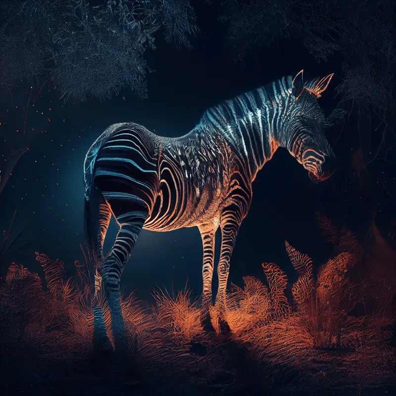 Illuminated Animal Posters