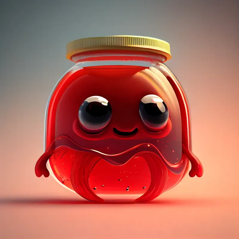 3D Pixar Jelly Characters