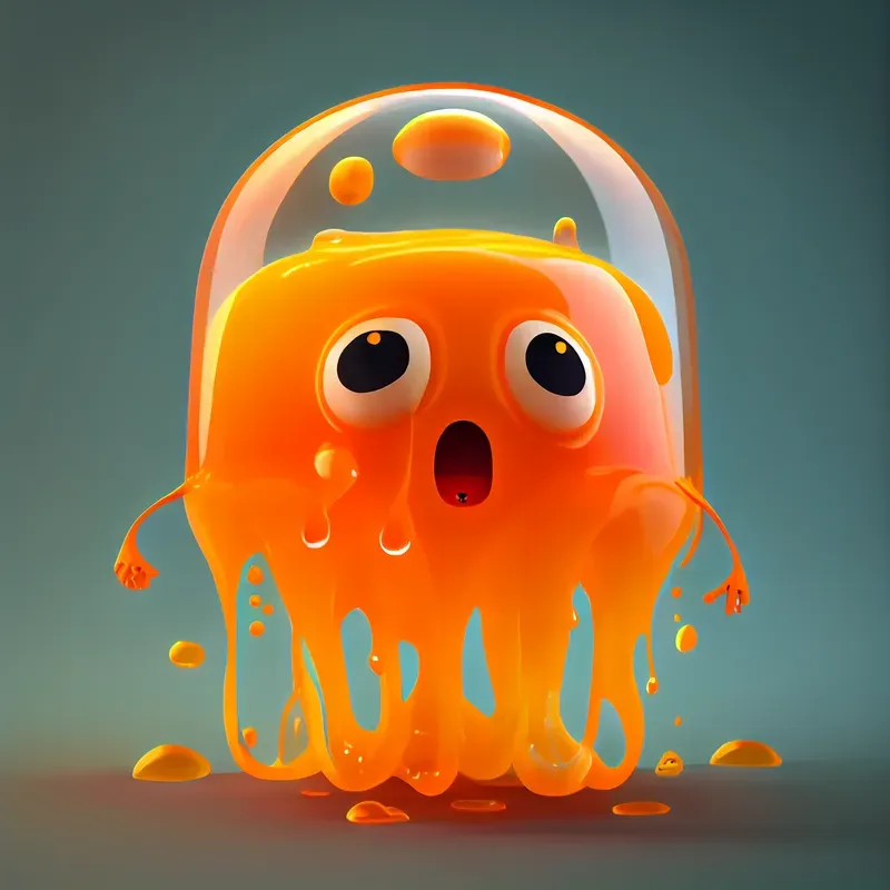 3D Pixar Jelly Characters