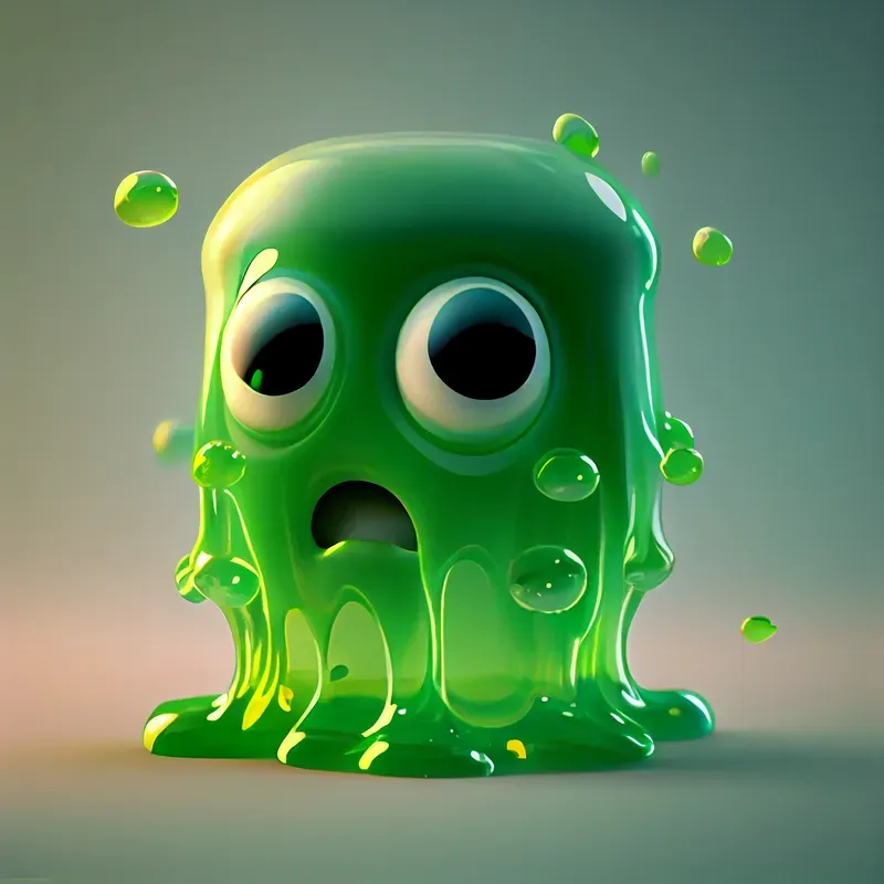 3D Pixar Jelly Characters