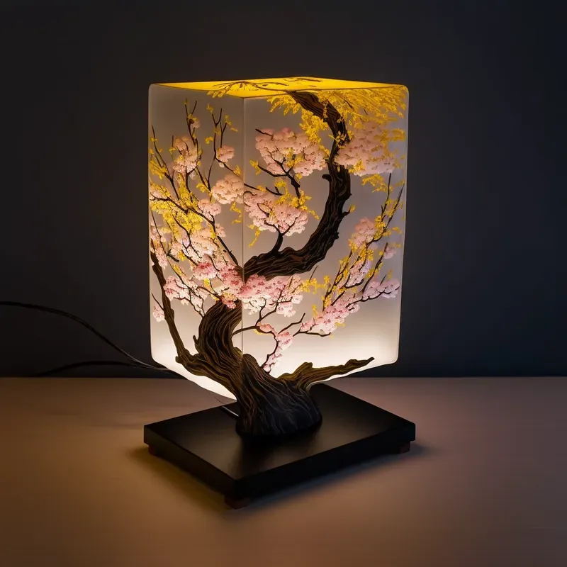 Glowing 3D Interior Lamps