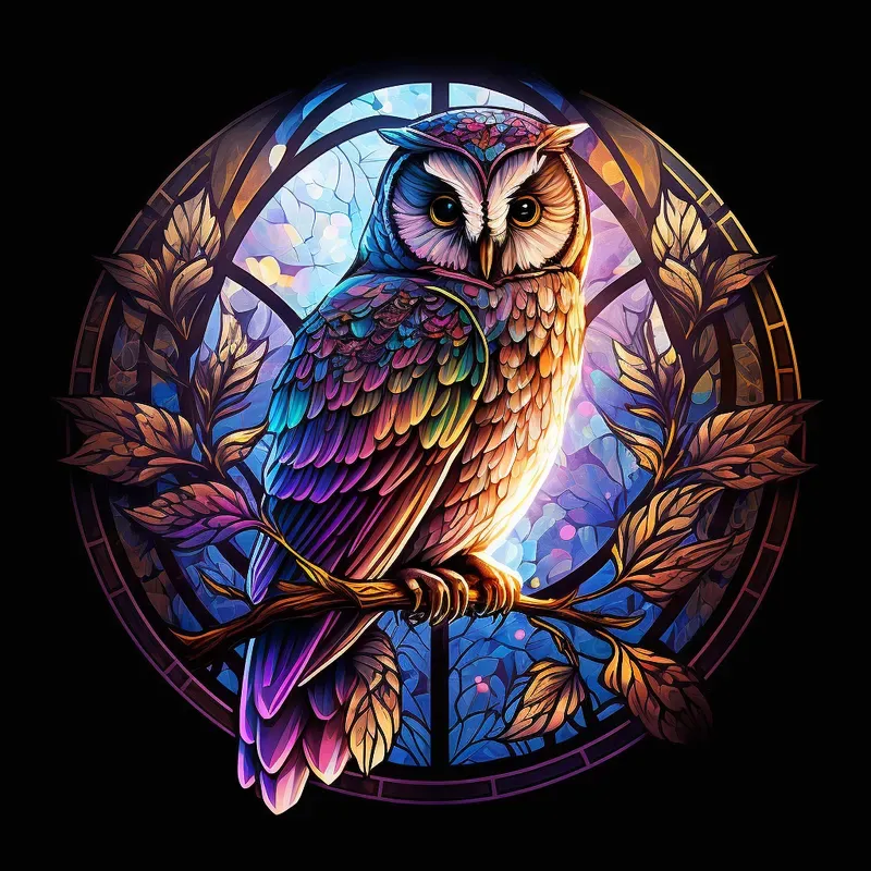 Stained Glass Animals