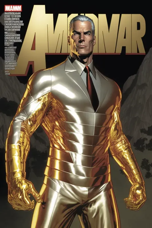 Superhero Comic Book Covers Marvel Style